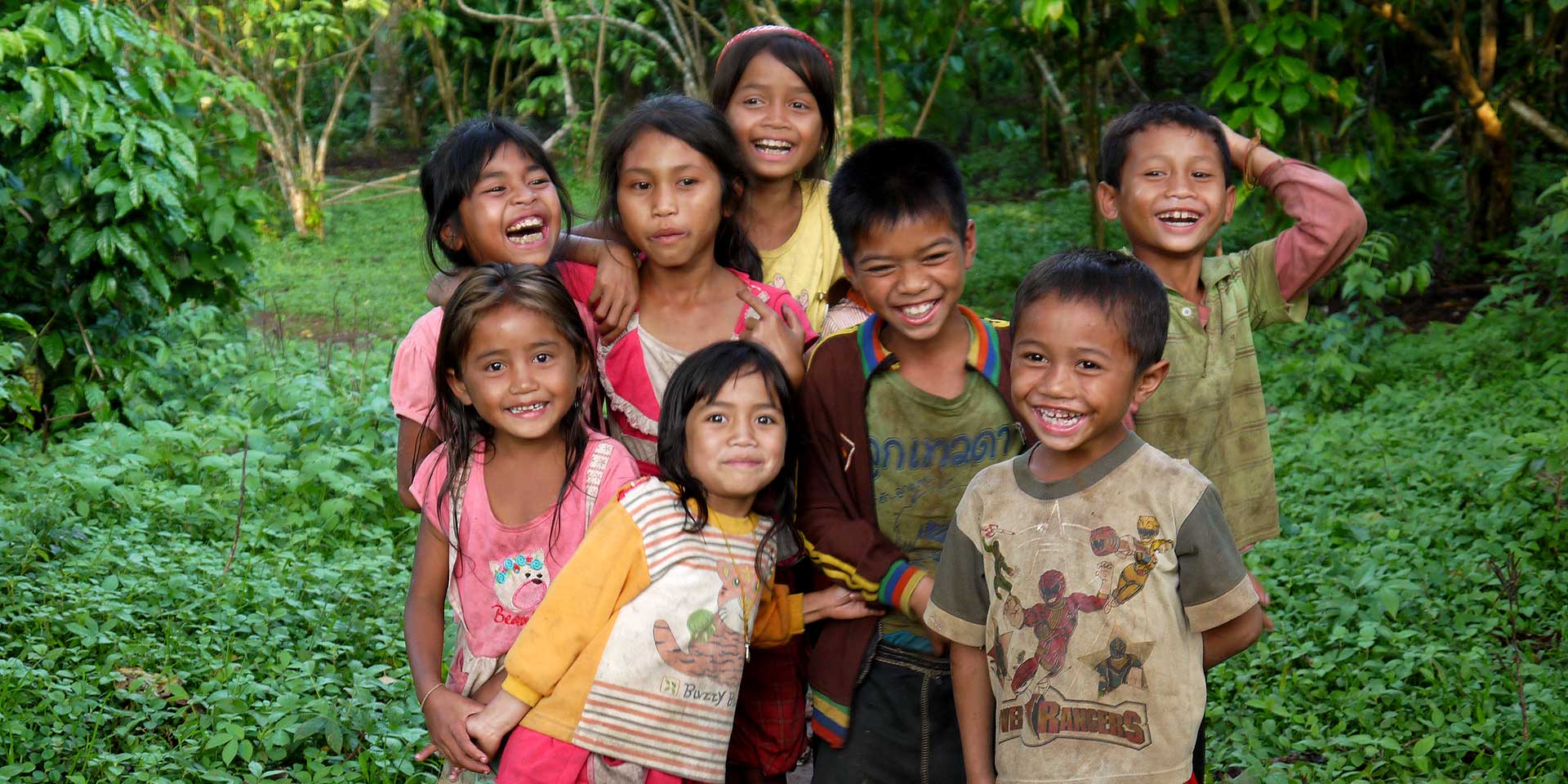 Children Ethnic Minority Village in Northern Vietnam