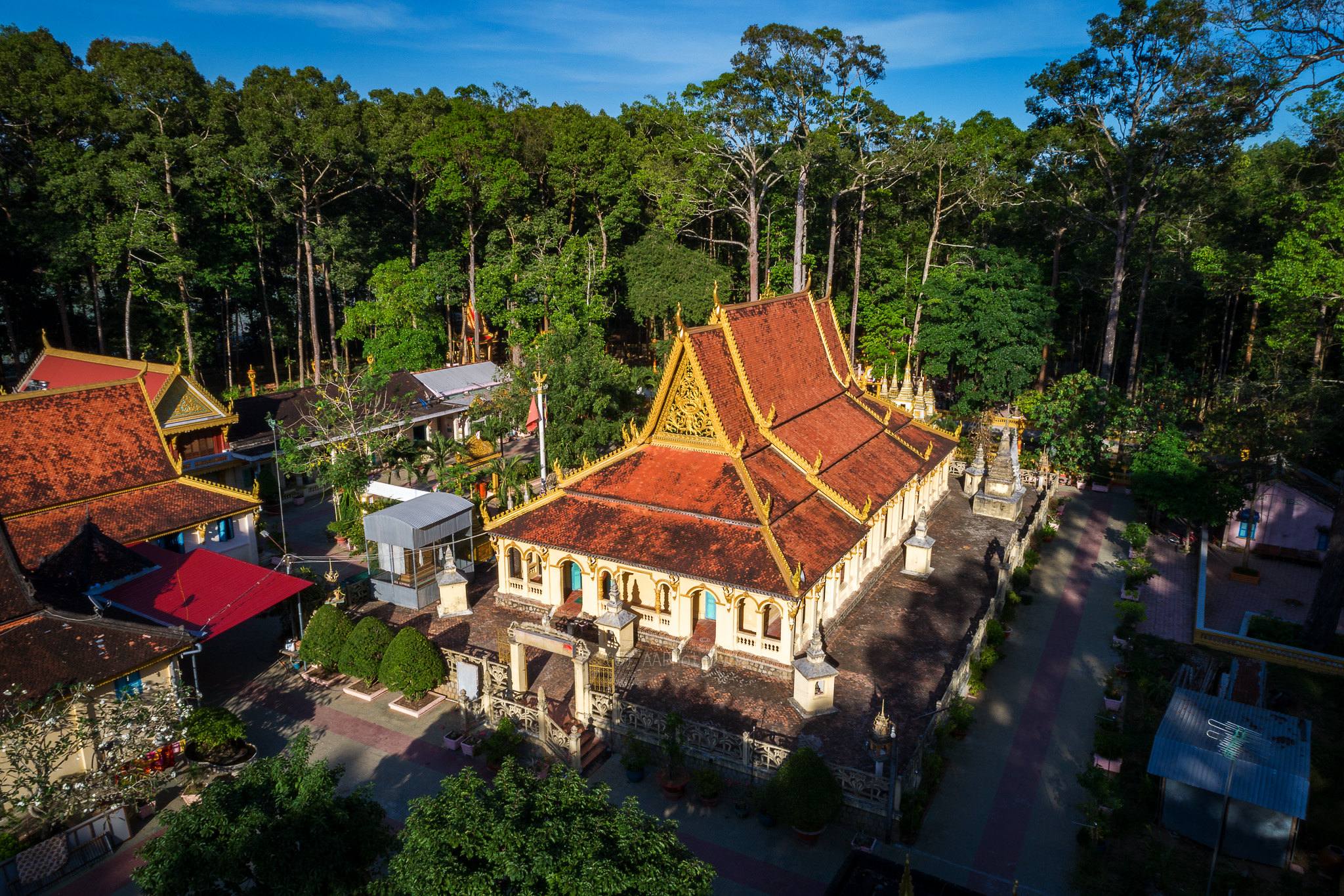 Ang Pagoda is one of the oldest pagodas in Tra Vinh with rich Khmer culture. Mekong Delta 